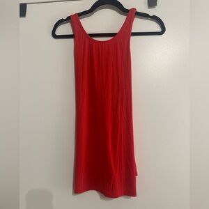 Beyond yoga pink/red open back tank top